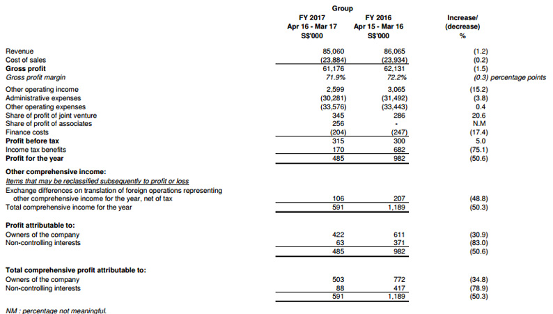 Profit and Loss FY2017
